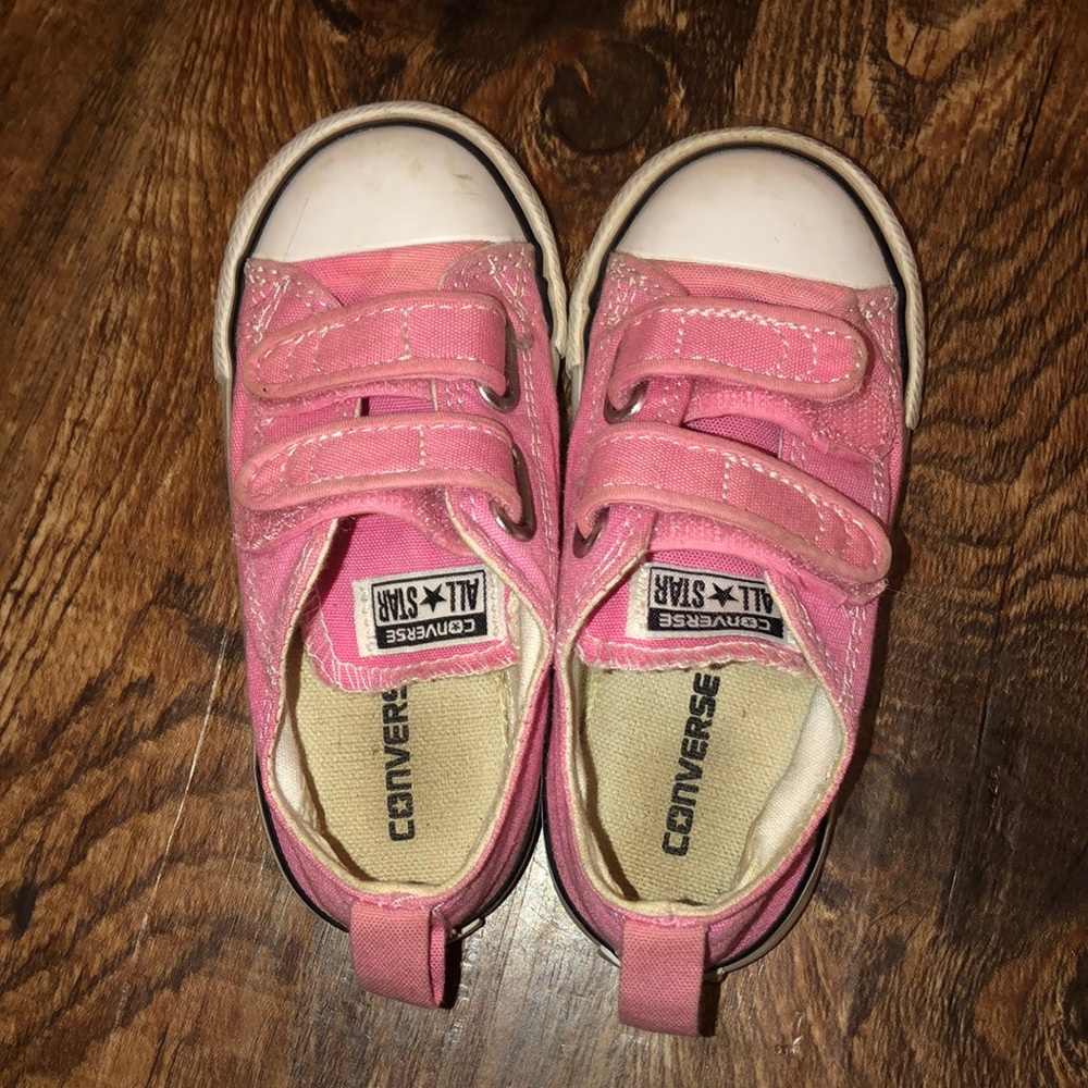 Toddler velcro converse, size 8
